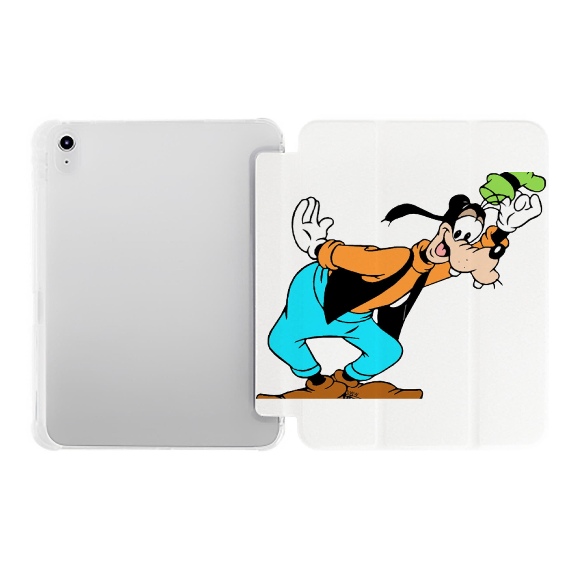 （画像用） ミッキーマウス Mickey Mouse IPad ケース ペン収納付き 三つ折りスタンド PUレザー×シリコン 対応機種9.5/10.5/10.9インチ